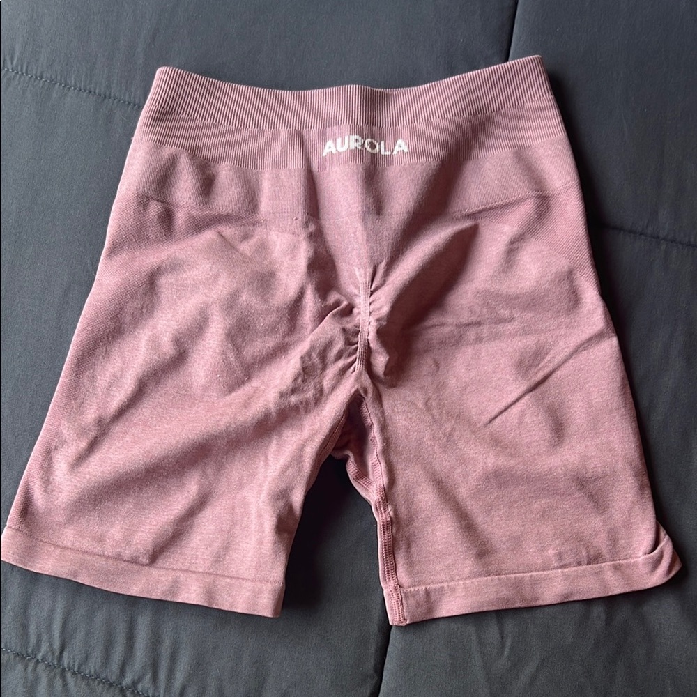Aurola Women's Pink Workout Shorts (Size Small)